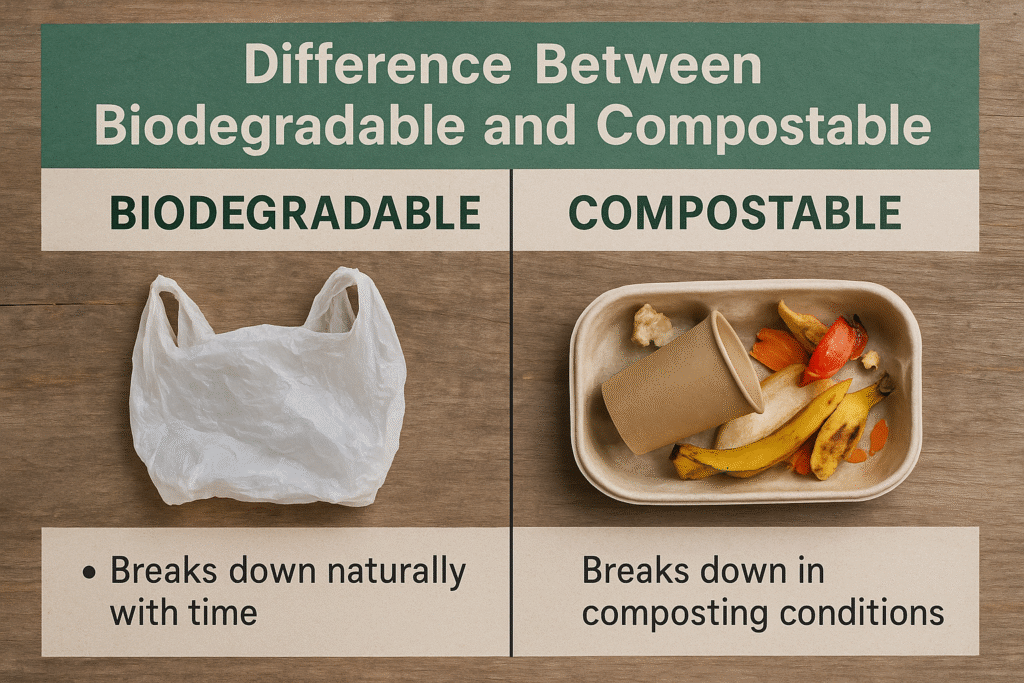 Understand the Difference Between Biodegradable and Compostable